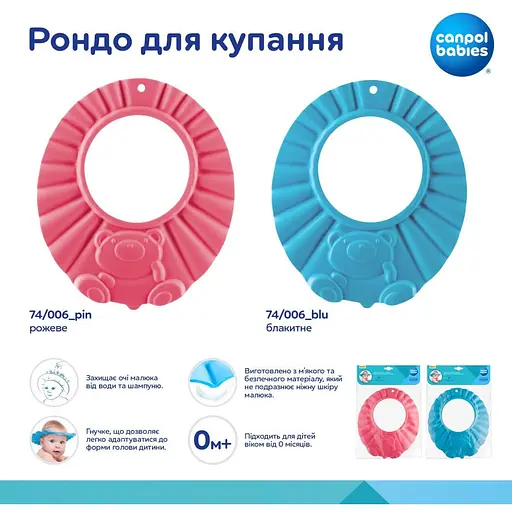 Рондо для купання Canpol babies блакитне (74/006_blu) - фото 3