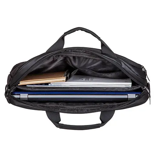 Сумка для ноутбука 2E 16ъ Urban Groove, Black, нейлон/полиуретан, 455 x 315 x 140 мм (2E-CBT9175BK) - фото 7