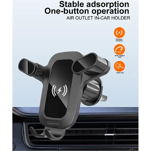 Автотримач для телефона WUW-Z29 black - фото 3