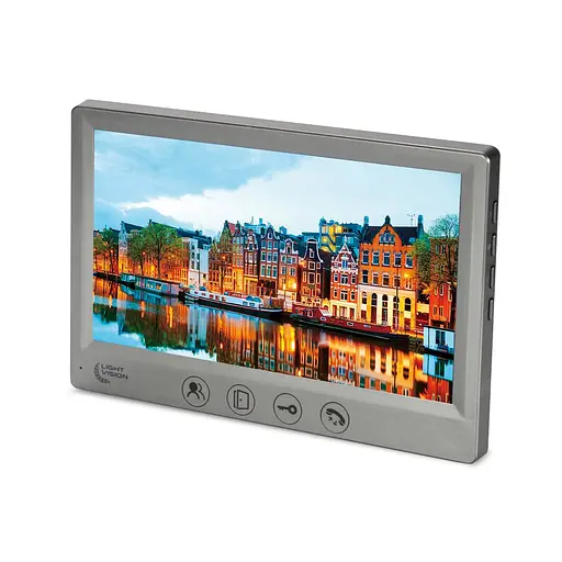 Відеодомофон 7" Light Vision AMSTERDAM FHD Grey (82-00237) - фото 3