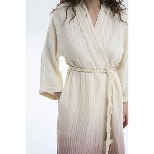 Халат Lotus Home Nitra muslin beige L/XL (svt-2000022351058) - фото 7