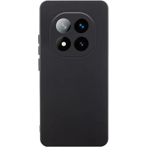 Чехол Lakshmi Silicone Cover Full Camera (AAA) для Xiaomi Redmi Note 14 Pro+ Черный / Black