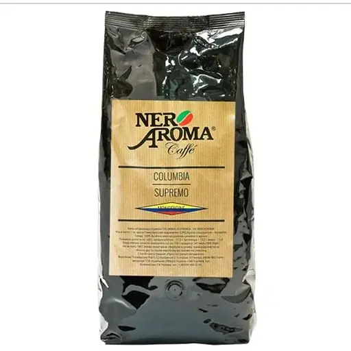 Кофе в зернах Nero Aroma Columbia Supremo 1 кг - фото 1