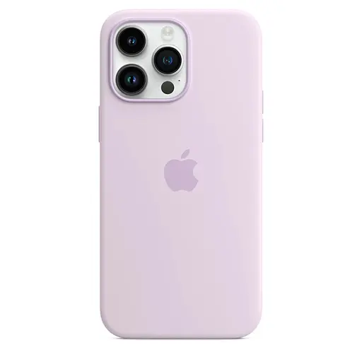 Оригінальний силіконовий чохол Apple Silicone Case MagSafe для iPhone 14 Pro Max (6.7") Lilac MPTW3ZM/A - фото 3