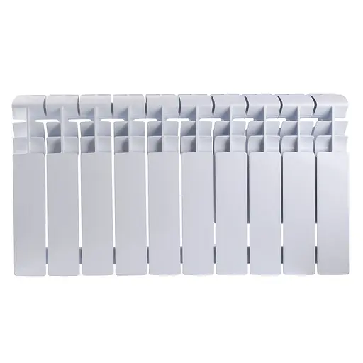 Радіатор біметалевий секційний Queen Therm 350/96 (кратно 10), Білий - фото 4