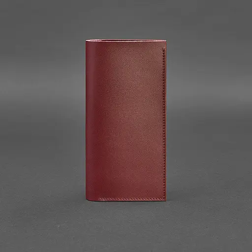 Кожаный тревел-кейс 3.1 бордовый Краст - фото 7