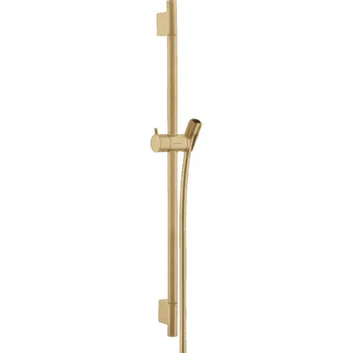 Душова штанга Hansgrohe Unica S Pura 65 см зі шлангом 160 см Brushed Bronze 28632140 Бронза - фото 1