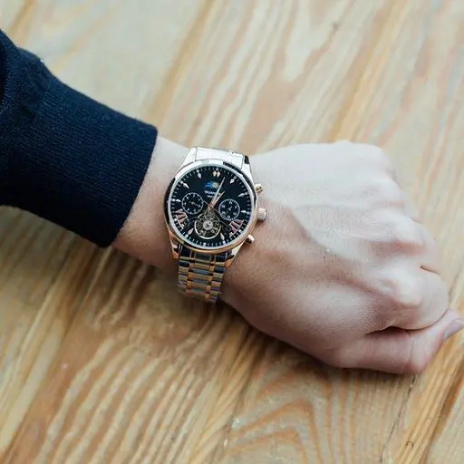 Мужские наручные часы Guanquin Prestige Gold - фото 7