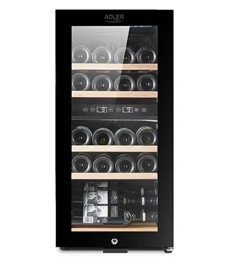 Холодильник для вина Adler AD 8080 на 24 пляшки/60 л - фото 2