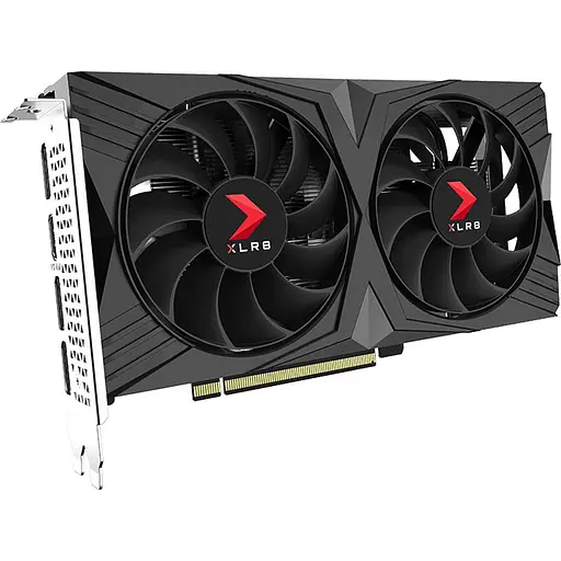 Відеокарта PNY GeForce RTX 4060 XLR8 Gaming VERTO Dual Fan OC 8GB VCG40608DFXPB1-O UA (129392) - фото 2
