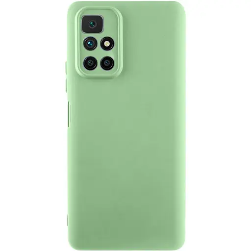 Чохол TPU Getman Liquid Silk Full Camera для Xiaomi Redmi 10 Зелений / Pistachio
