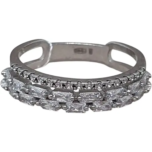 Серебряное кольцо Империя золота с фианитами. КВ1349С 18