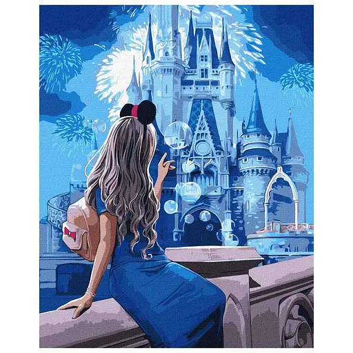 Картина по номерам "В мире волшебных мечтаний" ©Kira Corporal Ideyka KHO2567 40х50 см