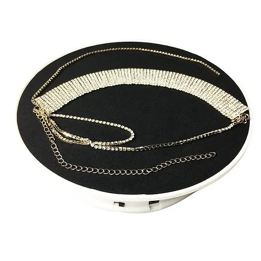 Поворотный стол для предметной съемки и 3D фото Heonyirry C366, диаметр 20 см, черный (100118) - фото 3