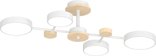 Потолочный светильник XI3328-4 Білий+Дерево