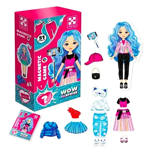 Игра настольная "Магнитная одевалка" Vladi Toys VT3210-12 - фото 1