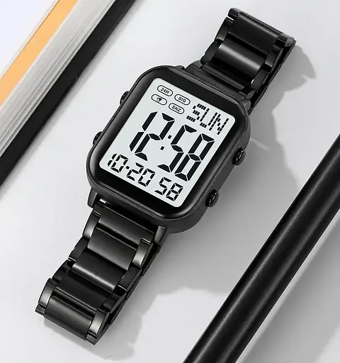 Мужские наручные часы Skmei 2259 (Черные с белым) - фото 3