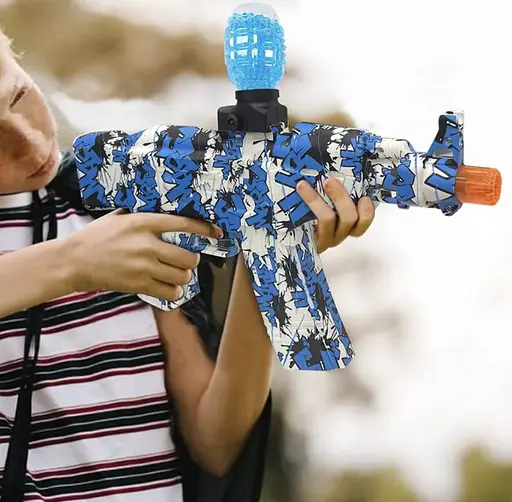 Бластер AK Ejection Gel Ball с орбизами 5000 шт. гель шариков с брызгами - фото 4