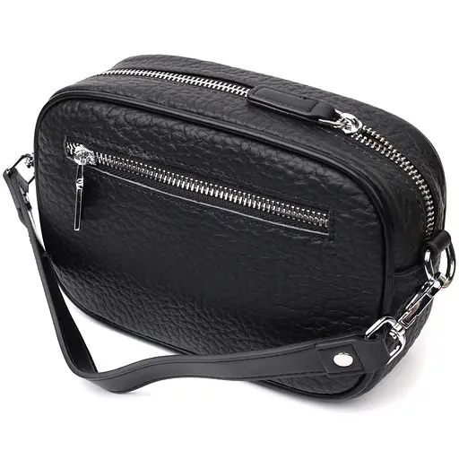 Сумка Vintage декорированная металлическими кнопками из натуральной кожи 20х14х6.5 см sum0029055 - фото 2