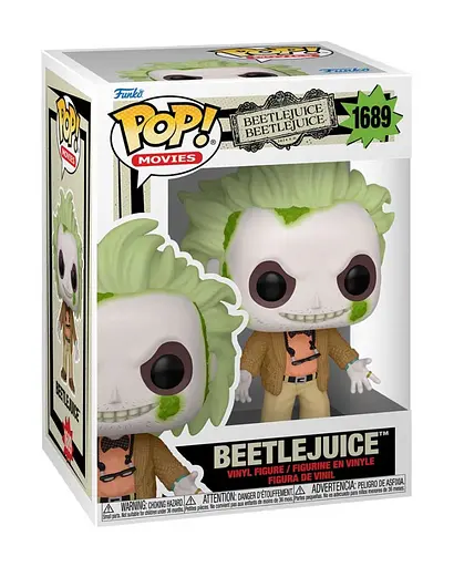Фігурка Funko Pop Фанко Поп Бітлджус Movies Beetlejuice 10 см FP B B 1689 - фото 2