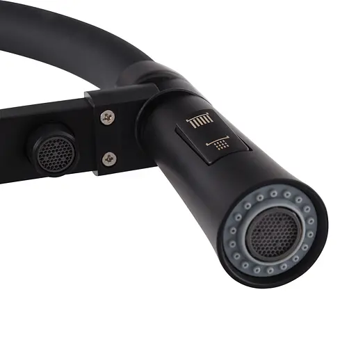 Змішувач для кухні Mixxus Premium Magnet 021 Black з гнучким виливом MI6974 Чорний матовий - фото 2