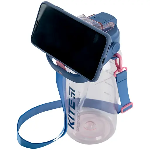 Пляшечка для води Kite 1.5 л рожева з блакитним (K24-1202-2) - фото 7