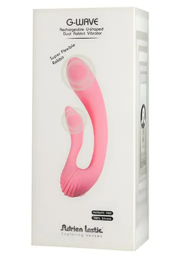 Вібратор Adrien Lastic G-Wave 18 см рожевий - фото 6