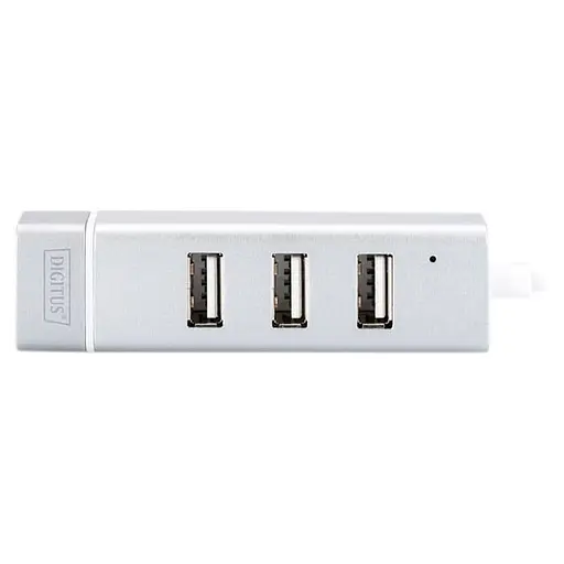 USB-Хаб Digitus USB-C 3xUSB-A/RJ45 (DA-70253) - фото 2