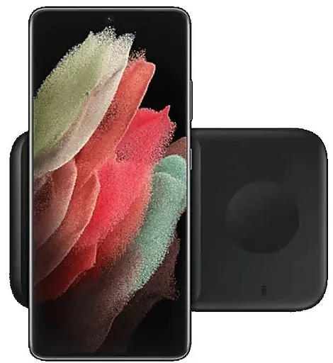 Бездротова зарядна підставка Samsung Wireless Charger Duo+ TA (EP-P4300TBRGRU) - фото 3