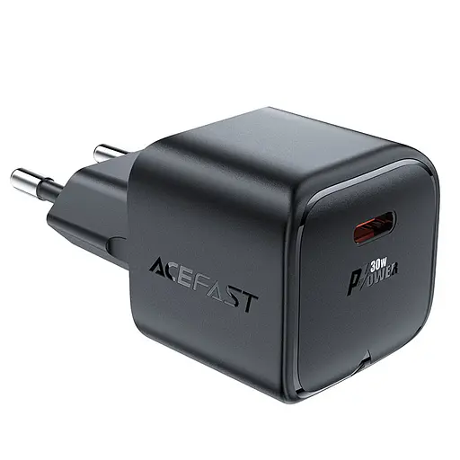 МЗП Acefast A77 mini PD30W GaN (1USB-C) Black - фото 2