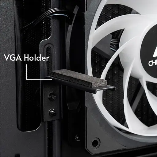 Корпус Chieftec VISTA ARGB без БЖ Black (GT-01B-OP) - фото 10