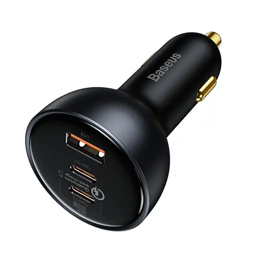 Авто ЗУ Baseus 160W Car Charger 2C+U+кабель - комплект зарядный для авто (TZCC2M-0G/CCZX-160CX) - фото 5