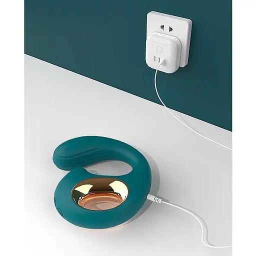 Клиторальный вакуумный стимулятор Дельфиний Лизун 9,8 см Зеленый K0937-2 - фото 3