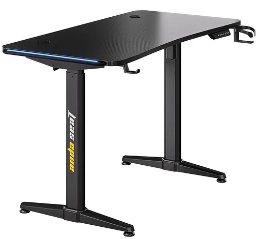 Геймерський стіл Anda Seat Terminator RGB Black (AD-D-DD1-1600L-01-B) (AD-D-DD1-1600L-01-B-B) - фото 1