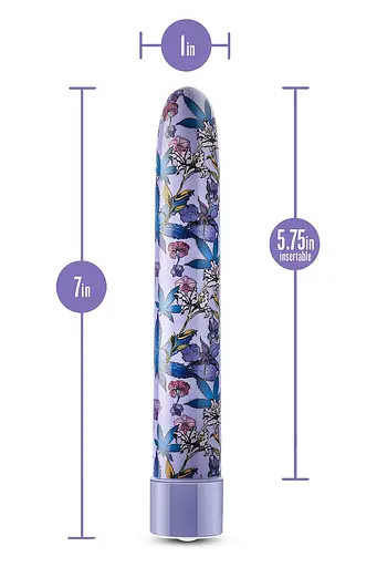 Вібратор Blush Limited Addiction Floradelic 17.8 см фіолетовий - фото 8