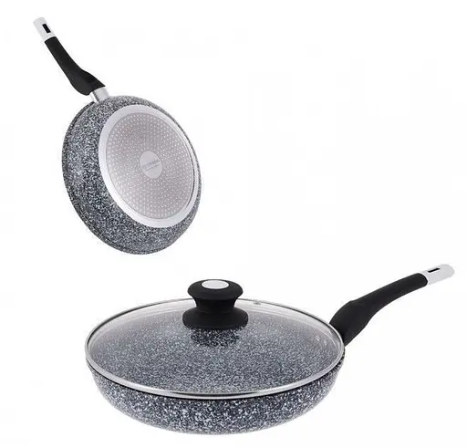 Сковорода універсальна Edenberg EB-9163 18 см сіра - фото 4