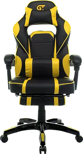 Геймерское кресло GT Racer черное с желтым (X-2749-1 Black/Yellow) - фото 2