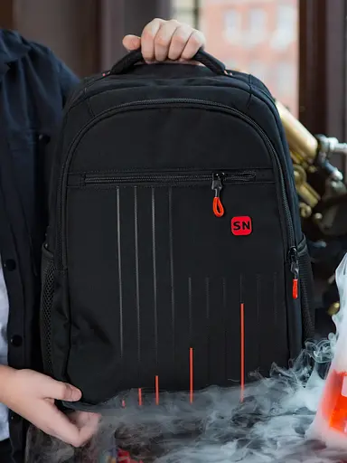 Ортопедический подростковый рюкзак черный Winner / SkyName (90-141 О) - фото 9