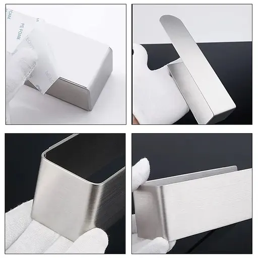 Тримач для рушників Navin 230 мм, нержавіючий 12-228053-3680, Хром - фото 5