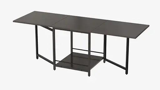 Стіл журнальний трансформер Куб Комбо Ferrum-decor 540x532x500 Чорний метал ДСП Дуб Сонома Трюфель 16 мм (FRD-105154) - фото 9