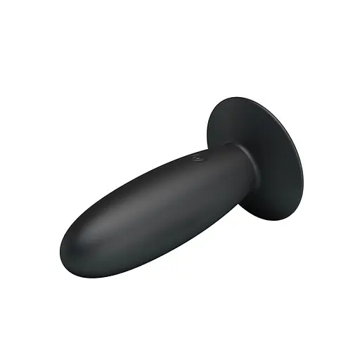 Анальна пробка Pretty Love Butt Plug Massager 11 см (чорний) - фото 3