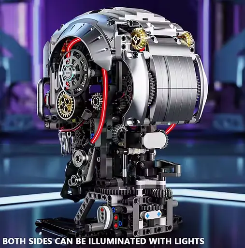 Конструктор череп MJI Skeleton механічний від  для дітей та дорослих  1099 деталей - фото 6