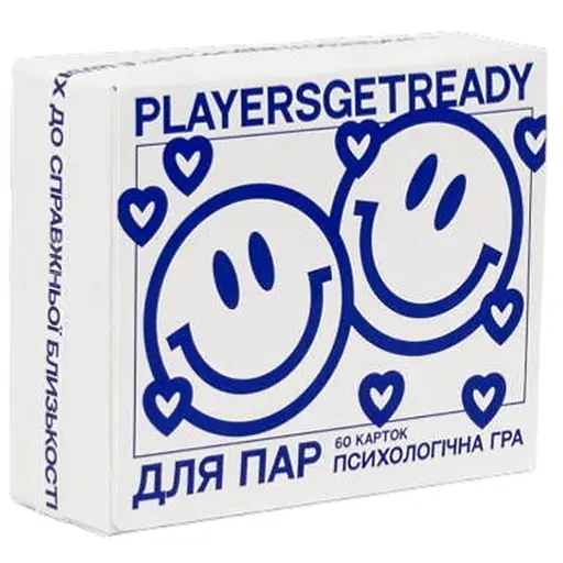 Настольная игра PLAYERSGETREADY Психологическая игра для пар, мини издание (60 карточек) (укр.) (SСouples#Ua) - фото 1