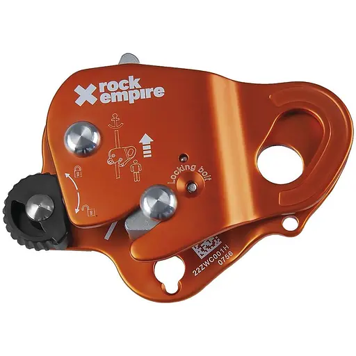 Страхувальний пристрій Rock Empire Belay Device: Catch Safe Black Catch Orange (1053-SWC001.000+0000W0018000)