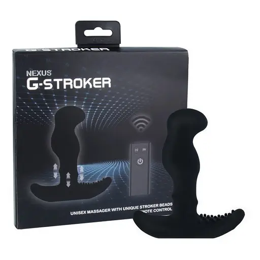 Стимулятор простати Nexus G-Stroker, 13 см чорний - фото 3