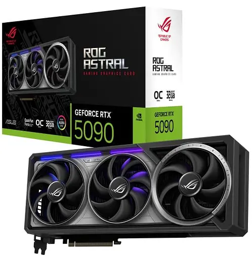Видеокарта ASUS RTX 5090 32GB ROG Astral OC Edition (ROG-ASTRAL-RTX5090-O32G-GAMING) (GDDR7, 512 bit, PCI-E v5.0 x16) - фото 14