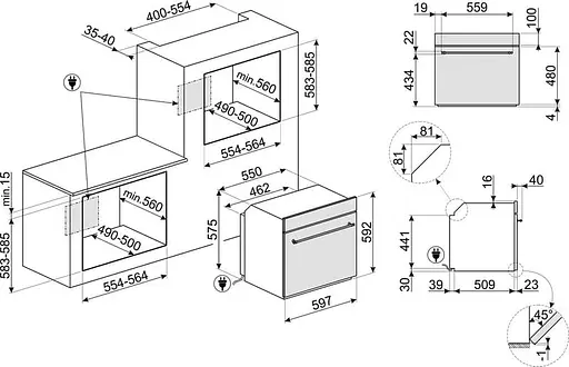 Духовой шкаф Smeg SFP805PO - фото 3