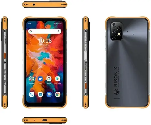 Захищений смартфон Umidigi Bison X10 4/64GB 6 150мАг Yellow - фото 2