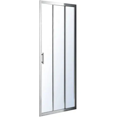 Душові двері Eger Lexo 195x100 см 599-810/1, прозорий, хром - фото 1
