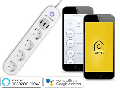 Розумний подовжувач Overmax Flow Multi Control з Wi‑Fi 2.15 м - фото 2